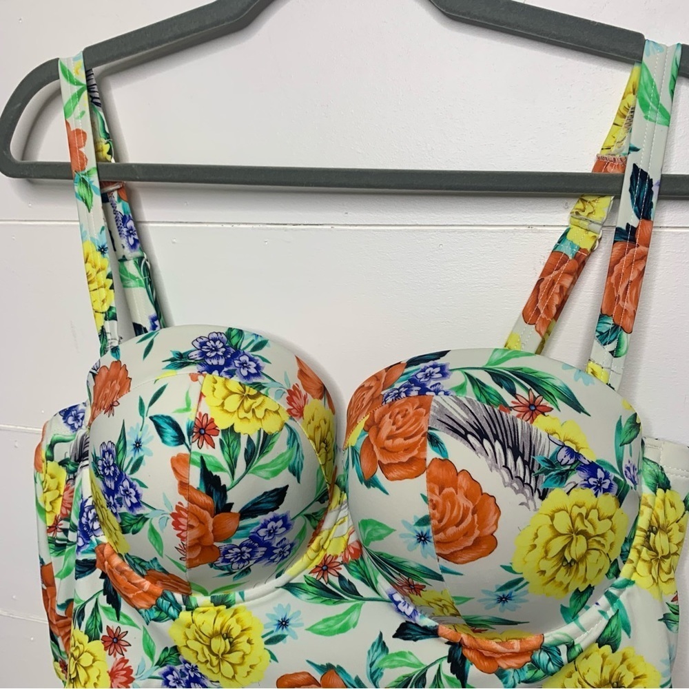 Torrid floral peplum swim top 1X - Picture 12 of 12